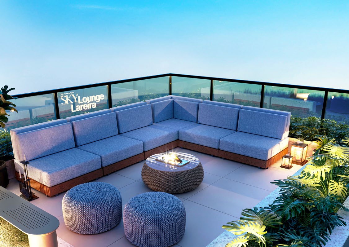 Sky Lounge Lareira